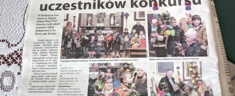 Powiększ obraz: Uczniowie naszej szkoły w lokalnej prasie